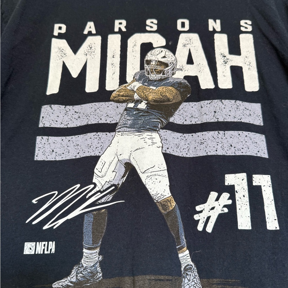 Micah Parsons Dallas Cowboys Graphic Tee – Unisex Medium (100% Cotton)